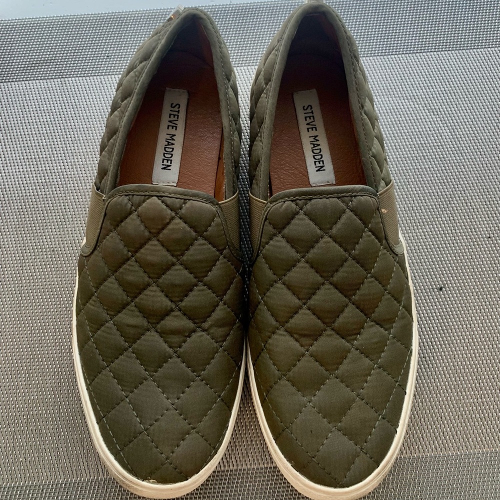 Steve Madden Army Green Shoes